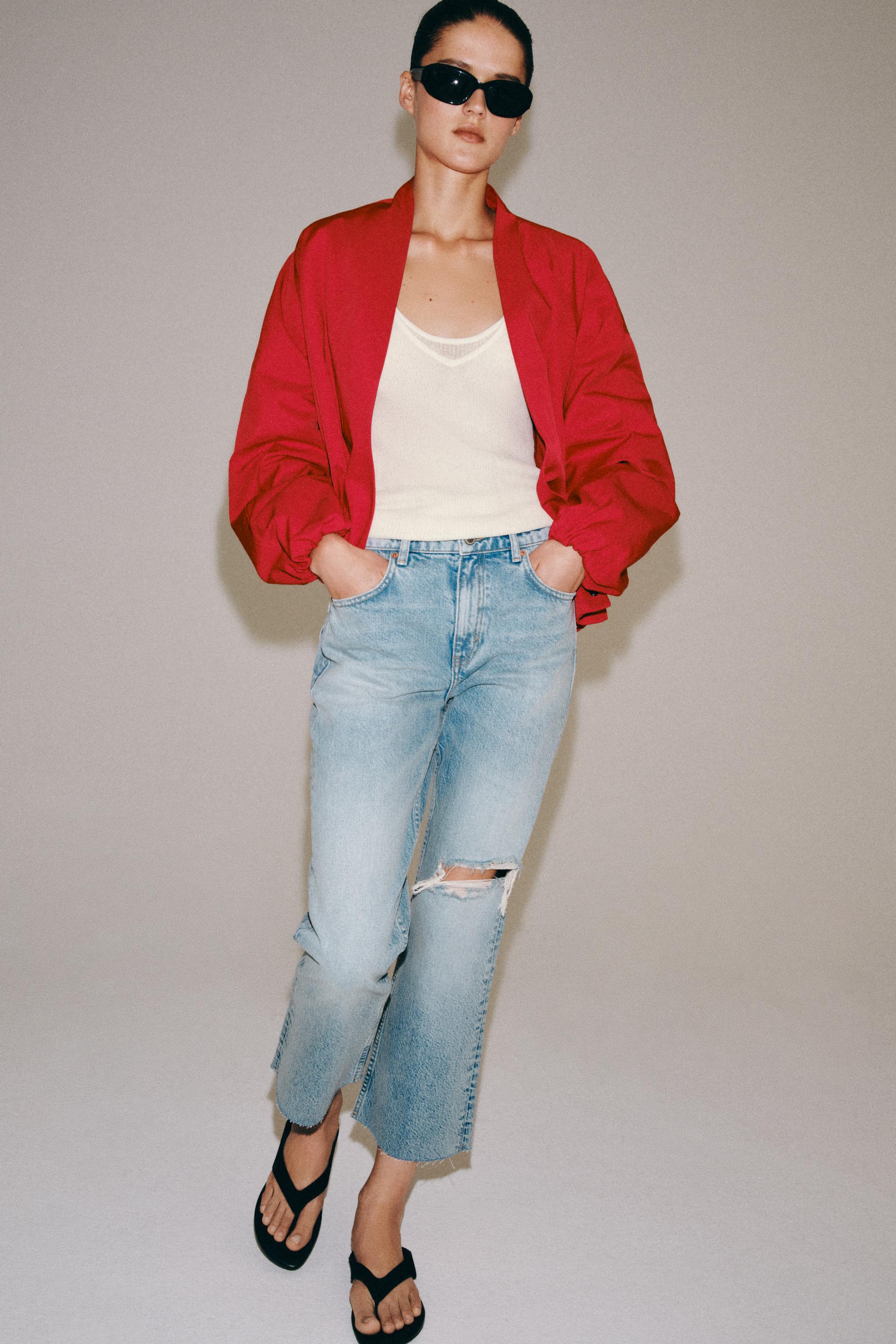 JEAN ZW COLLECTION RELAXED BOOTCUT TAILLE MOYENNE CROPPED